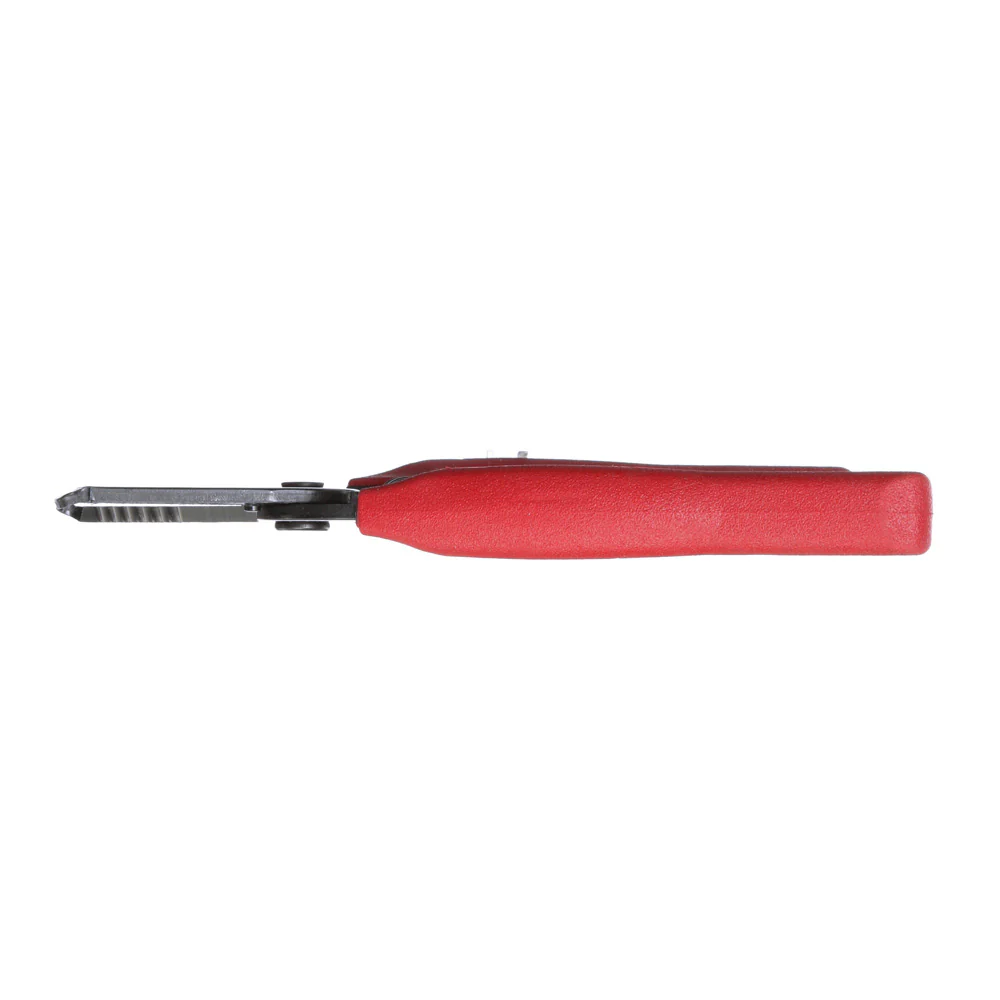 Klein Tools, 11046, Wire Stripper/Cutter, 16-26 AWG, Hardened Steel, 6.25 in, Textured Handles, Red - Image 9