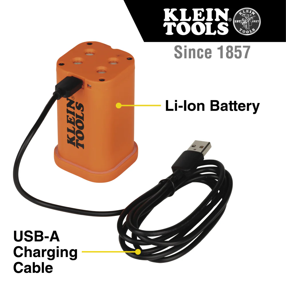 Klein Tools, 29026, Battery Pack, Lithium-Ion, 10400 mAh, Replacement for 93PLL, USB-C Rechargeable - Image 3