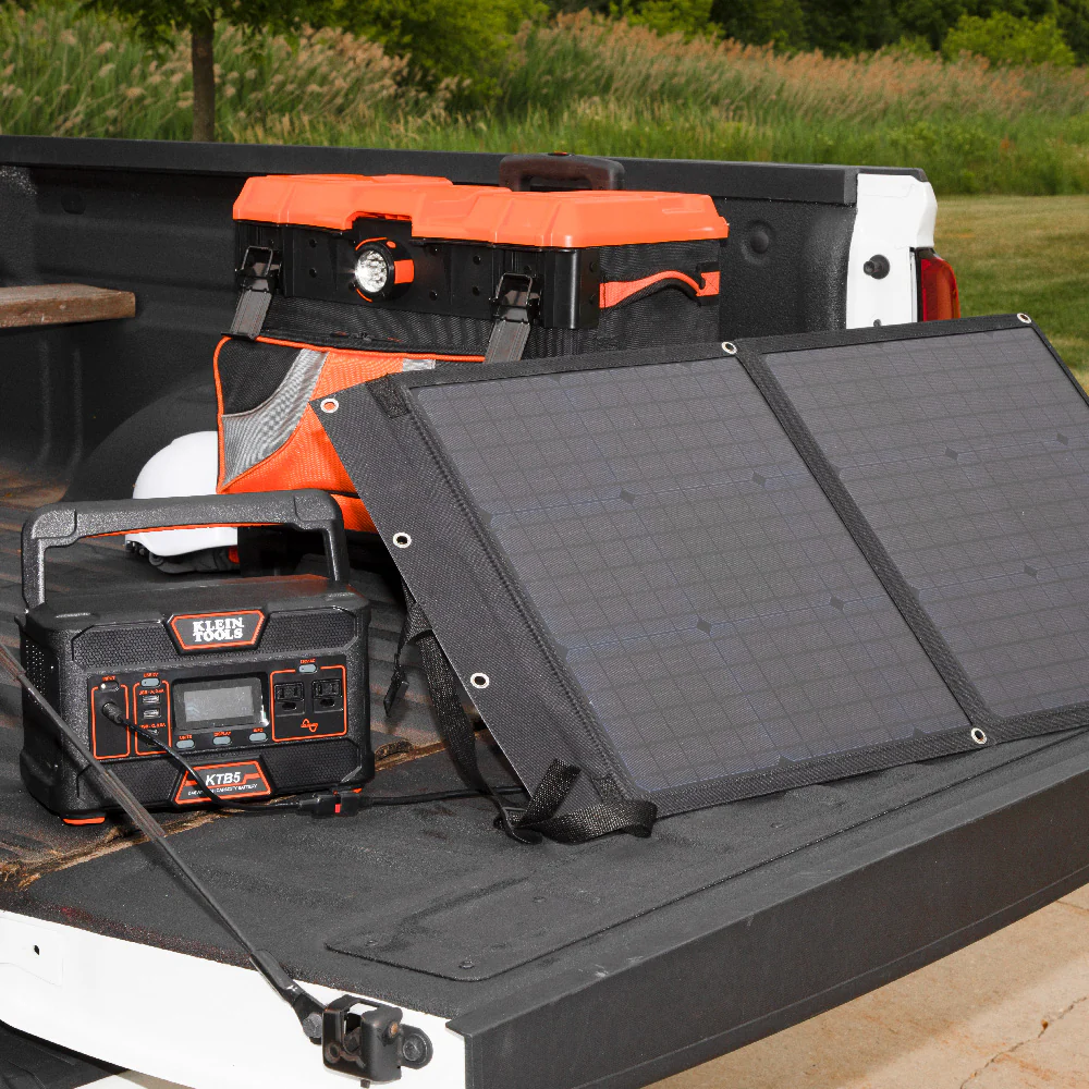 Klein Tools, 29250, Solar Panel, 60W; 18V Maximum, Monocrystalline, 2 Panels - Image 6