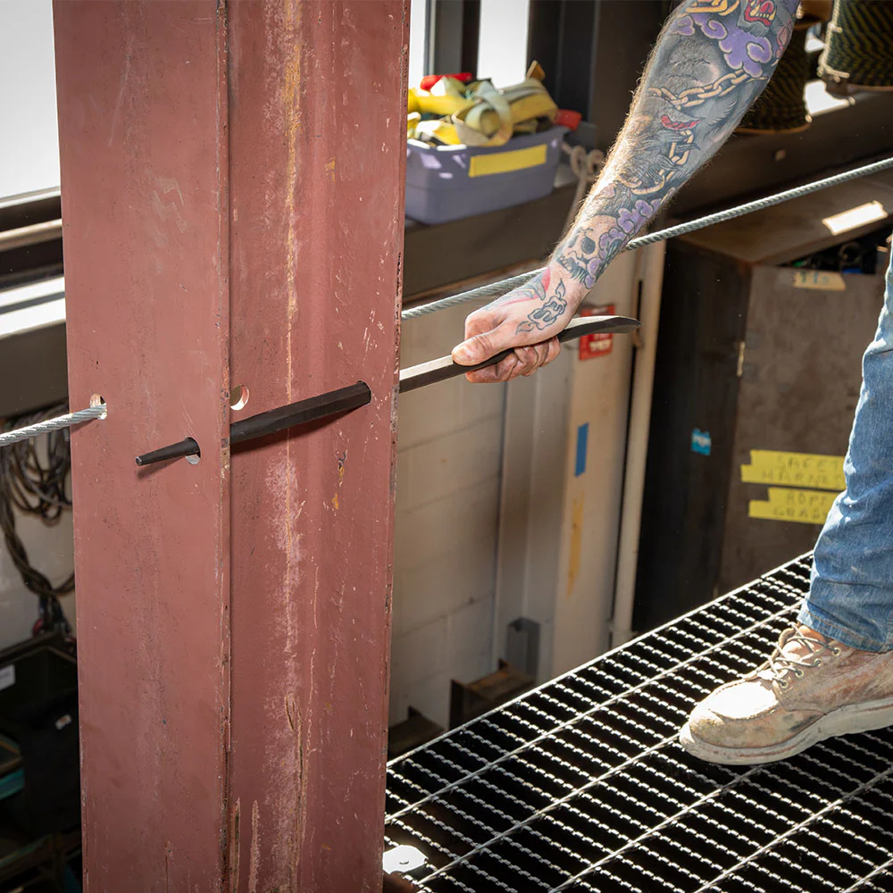 Klein Tools, 3244, Hex Connecting Bar, 24 in; 15° Angle, Forged Steel, Pointed End - Image 8