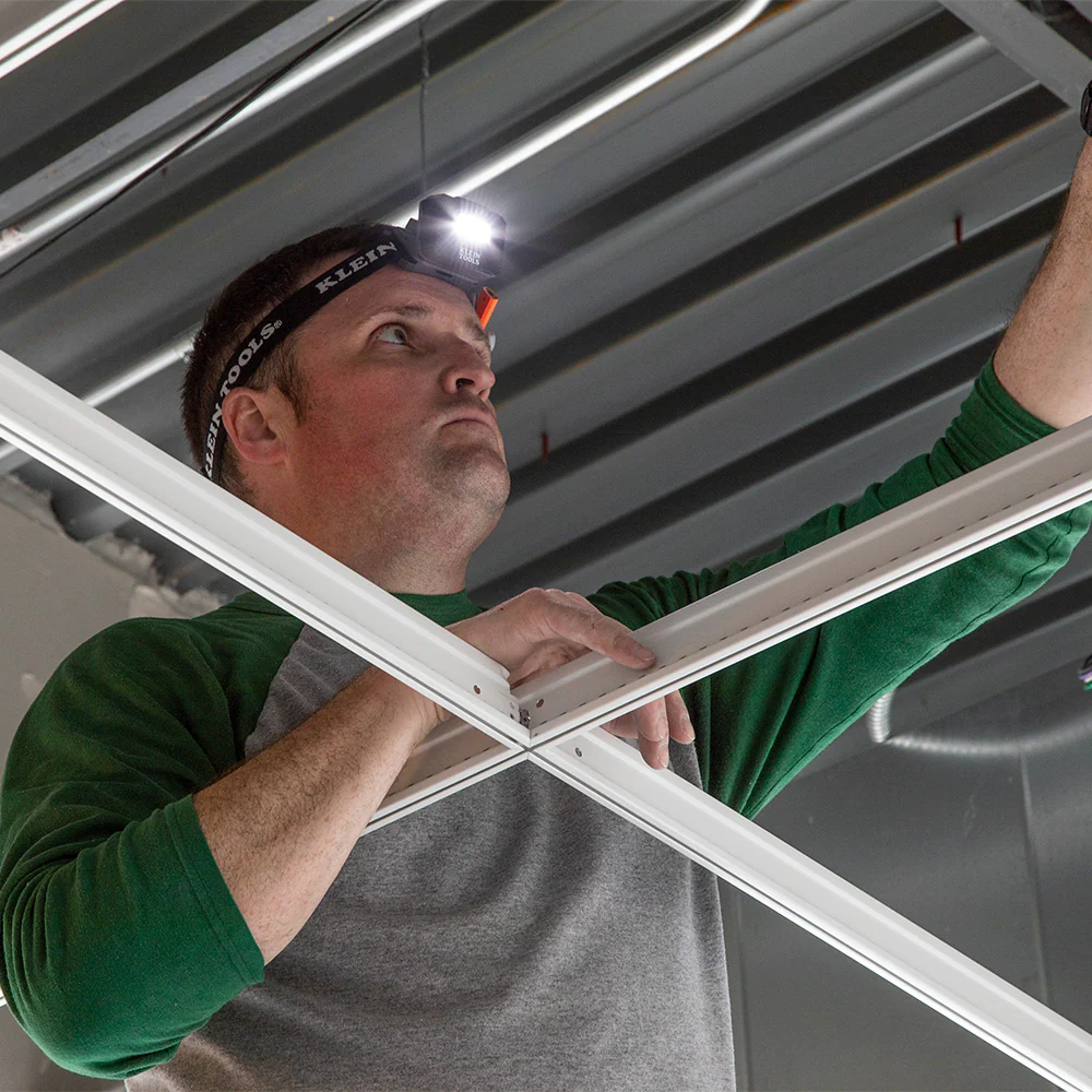 Klein Tools, 56049, Headlamp, 260 Lumens; Lithium-Ion, Rechargeable, Adjustable Fabric Strap - Image 3