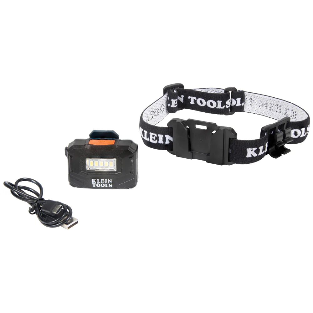 Klein Tools, 56049, Headlamp, 260 Lumens; Lithium-Ion, Rechargeable, Adjustable Fabric Strap - Image 7