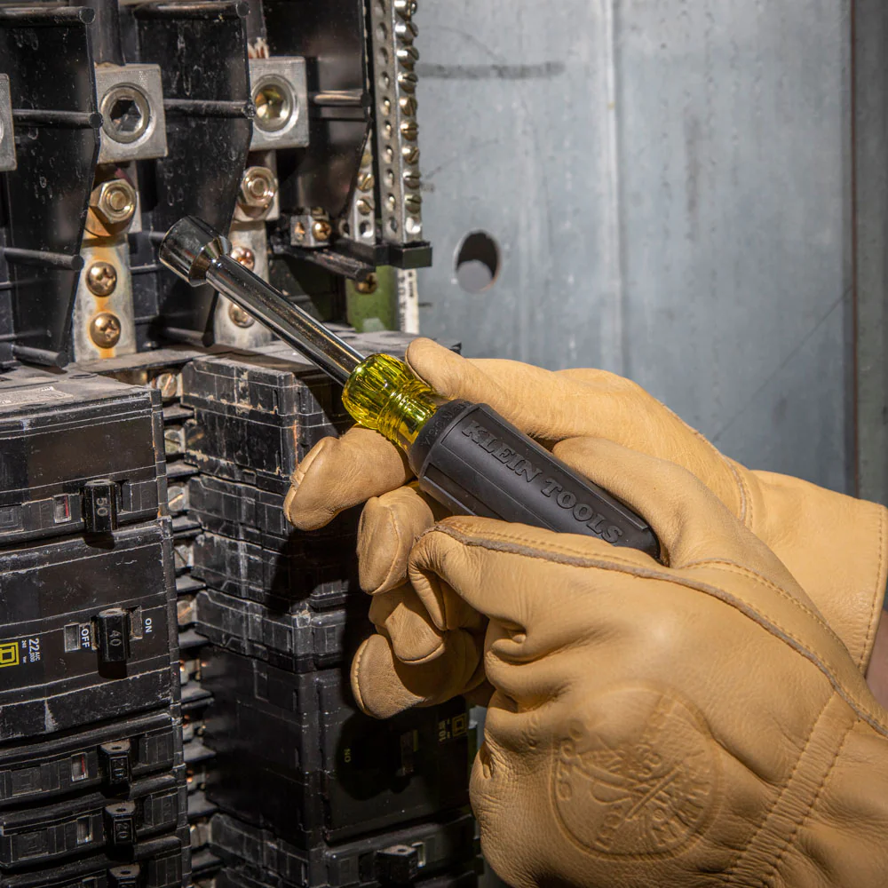 Klein Tools, 631, Nut Driver Set, 7-Piece, 3 in Shafts, SAE, Non-Magnetic, Cushion Grip - Image 4