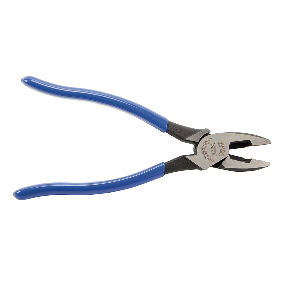 Klein Tools, D2000-9NE, Lineman's Pliers, 9 in, Heavy Duty, Side Cutting, Steel - Image 6