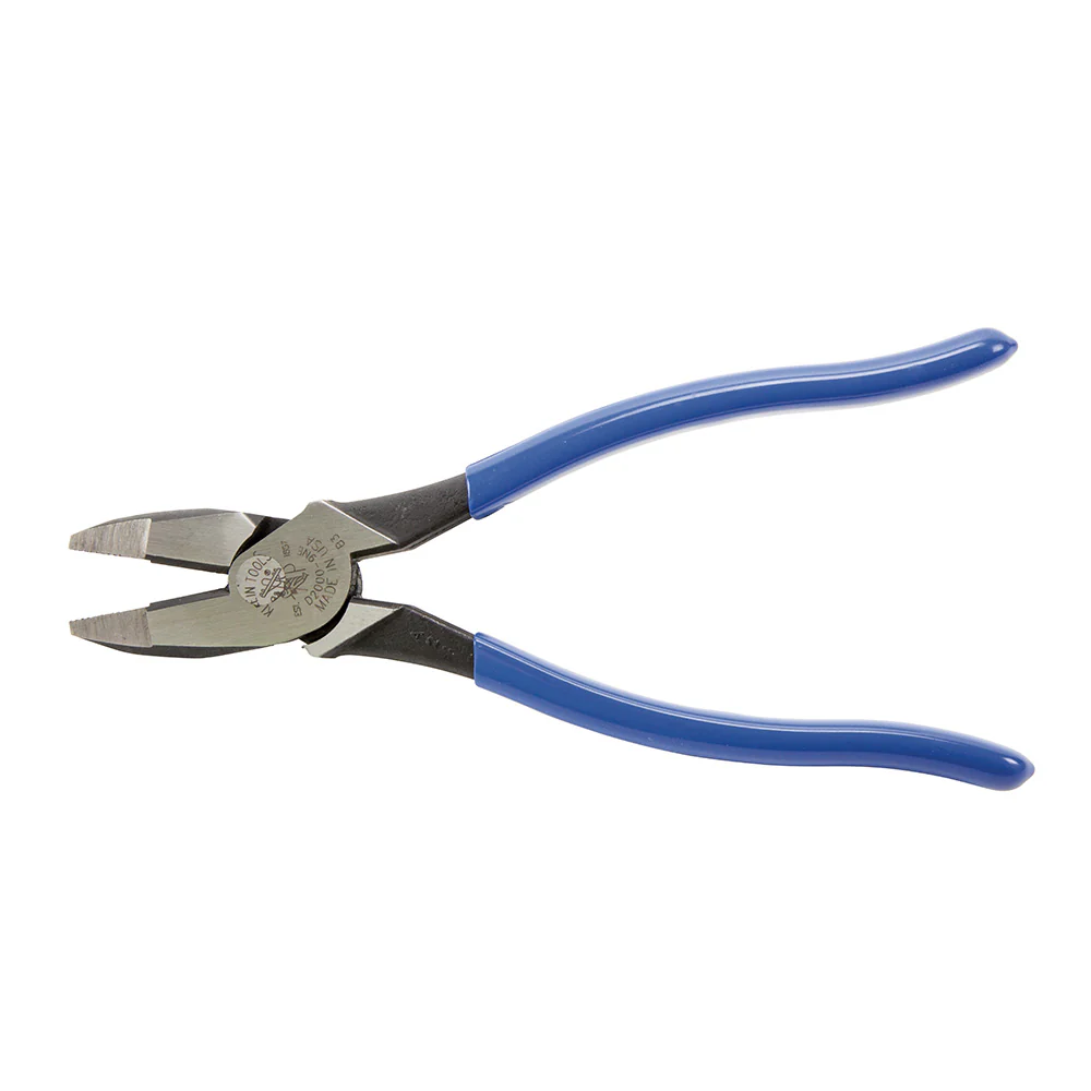 Klein Tools, D2000-9NE, Lineman's Pliers, 9 in, Heavy Duty, Side Cutting, Steel - Image 7