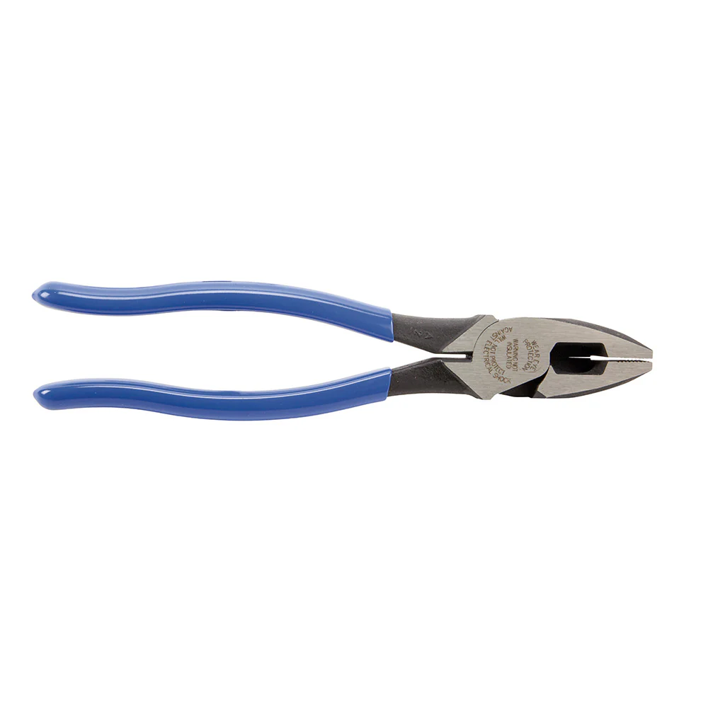 Klein Tools, D2000-9NE, Lineman's Pliers, 9 in, Heavy Duty, Side Cutting, Steel - Image 8