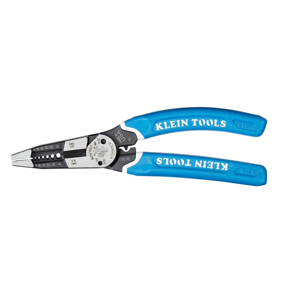 Klein Tools, K12065CR, Multi-Tool Wire Stripper, 10-20 AWG Stranded, Forged Steel, 8 in Length - Image 3
