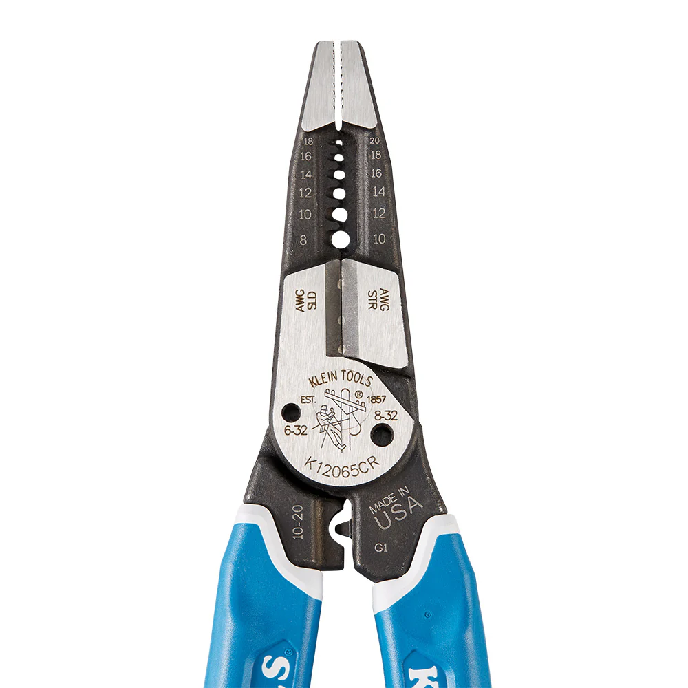 Klein Tools, K12065CR, Multi-Tool Wire Stripper, 10-20 AWG Stranded, Forged Steel, 8 in Length - Image 4