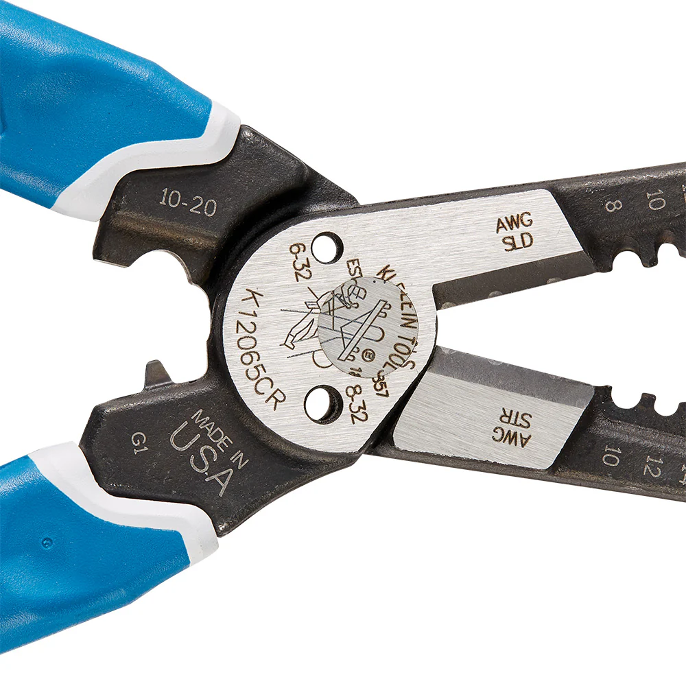 Klein Tools, K12065CR, Multi-Tool Wire Stripper, 10-20 AWG Stranded, Forged Steel, 8 in Length - Image 5