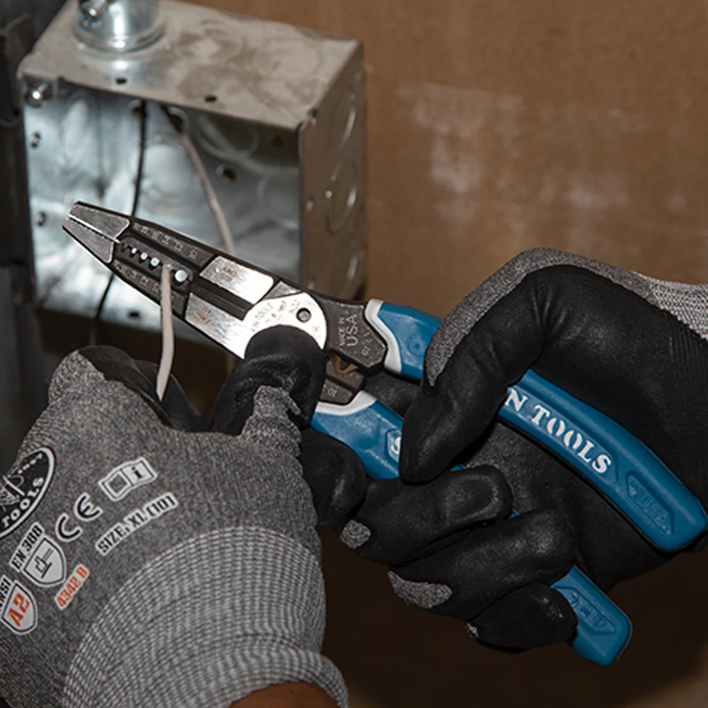 Klein Tools, K12065CR, Multi-Tool Wire Stripper, 10-20 AWG Stranded, Forged Steel, 8 in Length - Image 8