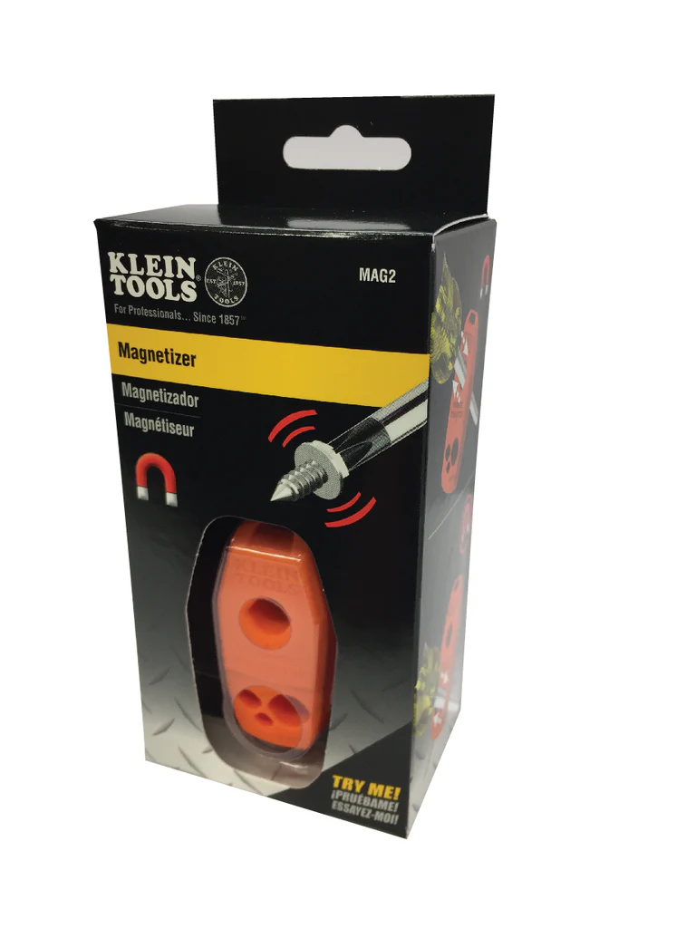 Klein Tools, MAG2, Magnetizer / Demagnetizer, 2.203 in; 1.094 in; Magnetizing/Demagnetizing Screwdrivers - Image 7