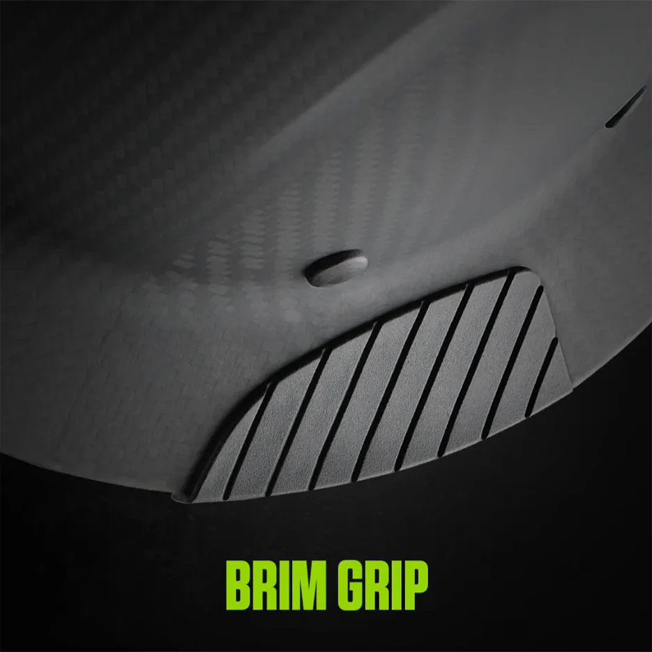 LIFT Safety HDFM-17KG DAX Carbon Fiber Full Brim Hard Hat - Ratchet Suspension - Matte Black - Image 5